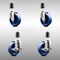 Service Caster 4 Inch 316SS Solid Poly Swivel 1-1/2 Inch Expanding Stem Caster Brake SCC, 2PK SCC-SS316EX20S414-SPUS-2-TLB-2-112 - alternate 1
